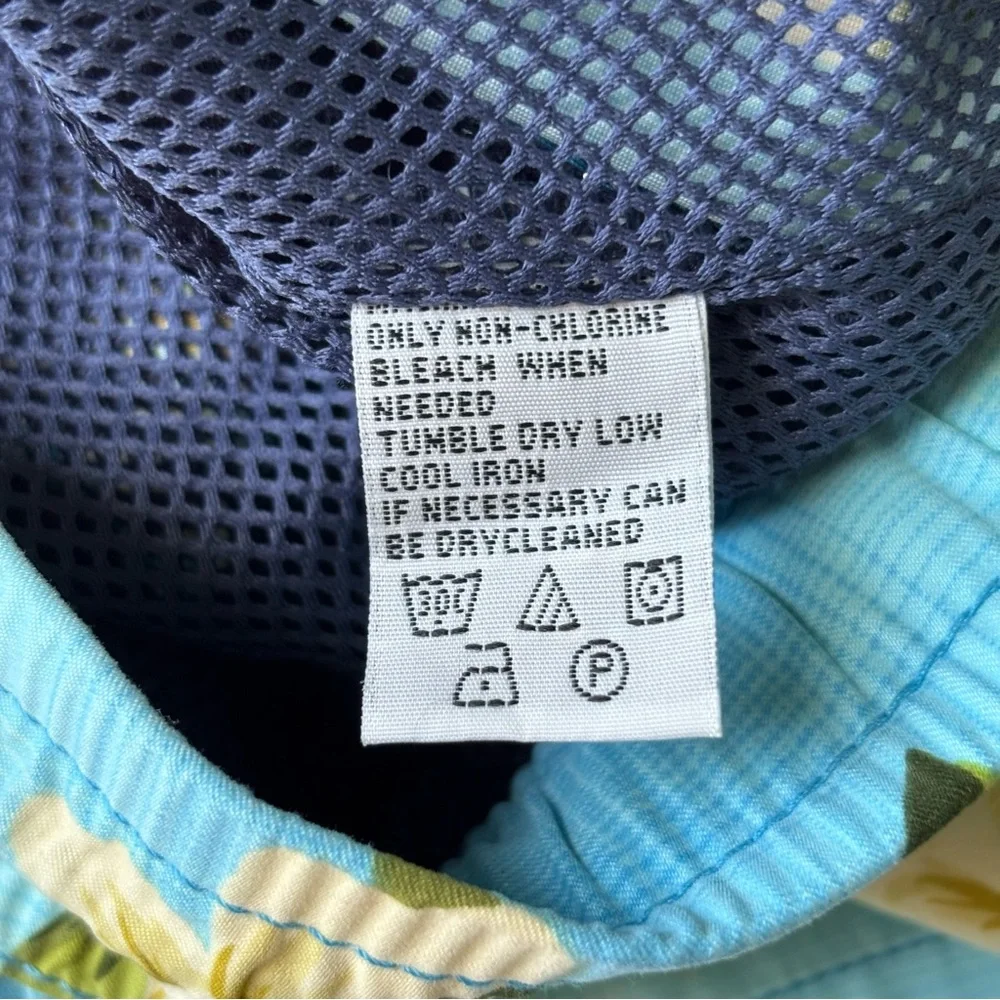 Tommy Bahama Blue Hawaiian Mesh Swimsuit Beach
